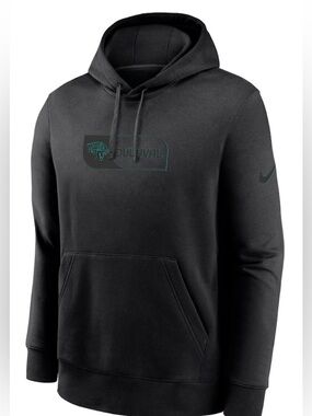 NIKE Jacksonville Jaguars Edge Pack French Terry Club Pullover Hoodie. Small.